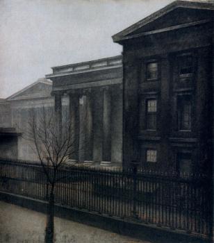 Vilhelm Hammershoi : The British Museum in the Winter